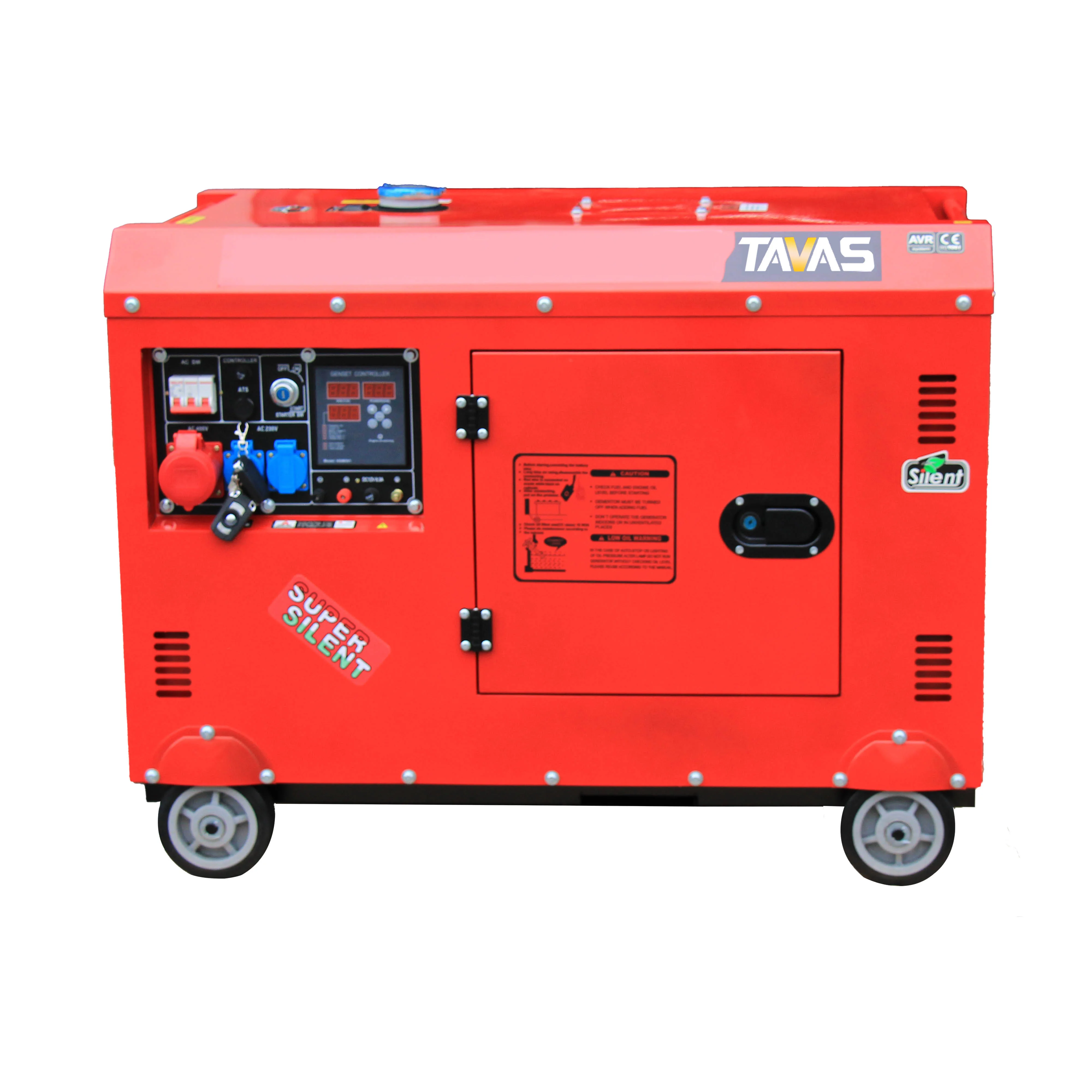 Air Cooled System Set Silent Type Diesel Welding Generator Soundless