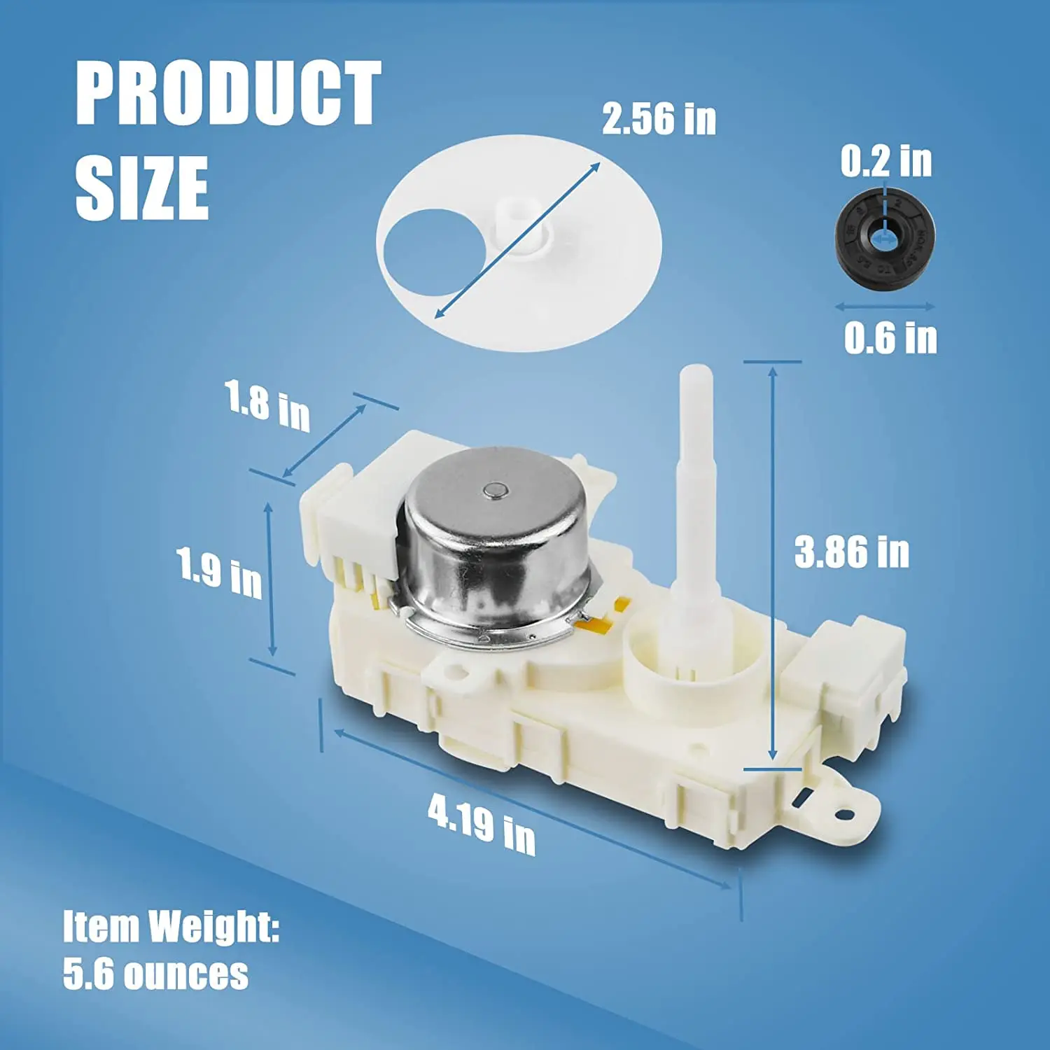 W10537869 Dishwasher Diverter Valve Motor Kit (Include W10195677 Seal Grommet Gasket) home appliance parts