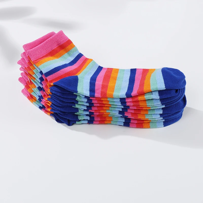 China Manufacturer Design Knitted Spring Athletic Socks Fashion Cotton Socks Women