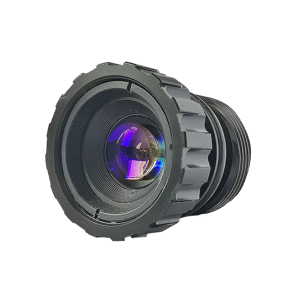 PVS14 PVS31 8mm F1.0 IR Objective Lens Panoramic Monitoring Lens for Night Vision Analog or Camera