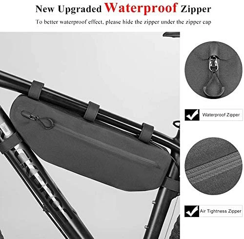 Waterproof Bike Triangle Frame Bag Bicycle Under Top Tube Bag Corner Pouch Storage Bag