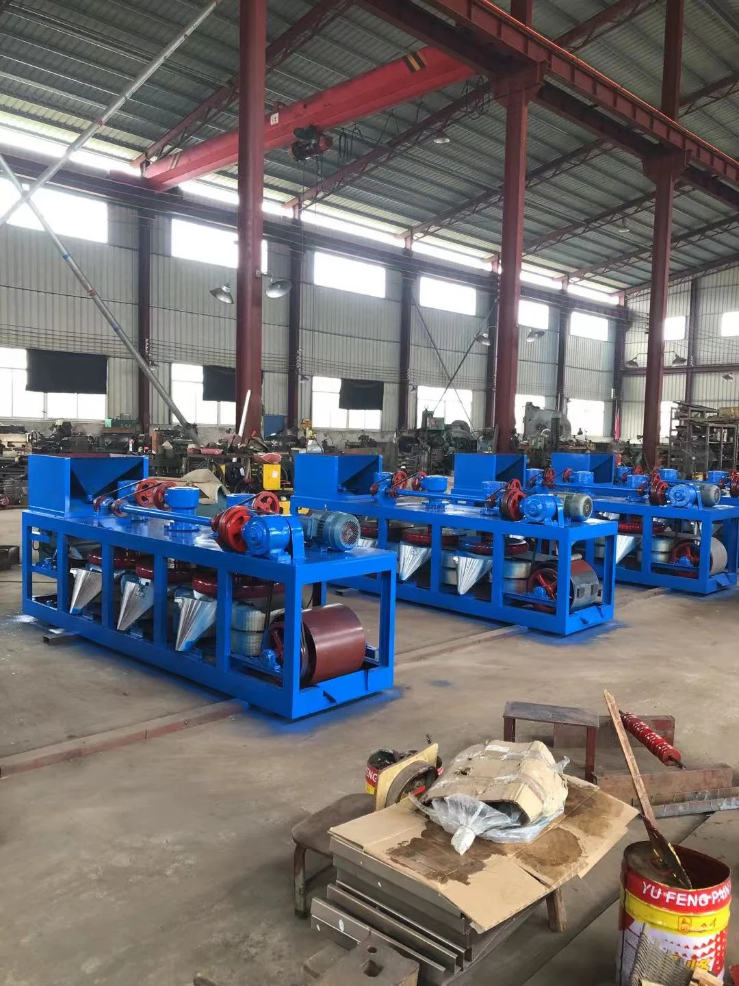 Dry Belt Magnetic Separator for Iron Tin Columbite Mineral Separator Customized Dry Magnetic