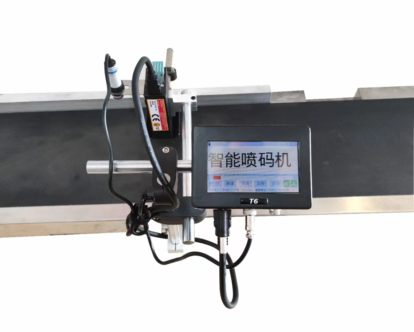 TIJ Online Inkjet Printer Date Coder for Food Jar Bottle Plastic Pouches Bags Expiry Date Coding Printing
