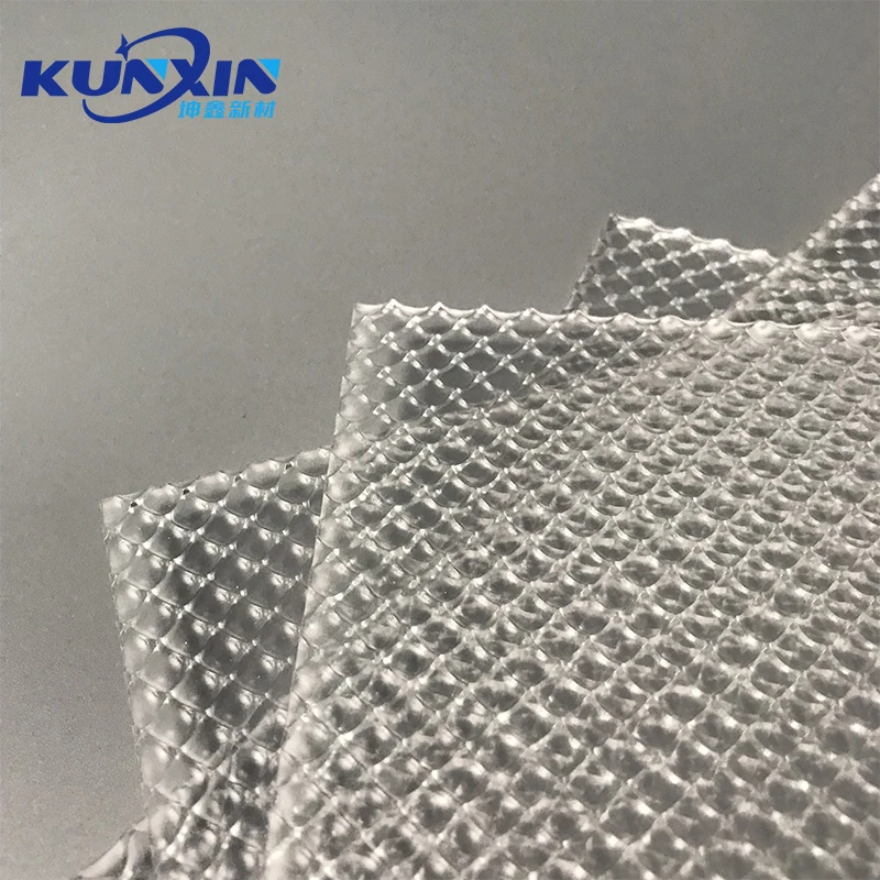 Best Selling Products 88% Transmission Rate Prism Pattern Pmma Prismatic Acrylic Sheet