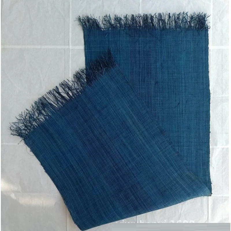 ND080  Raffia Straw Hat  Wide Brim Handmade Raffia Fabric Outdoor Sun proof  Tourism Beach Sombrero Straw Fabric