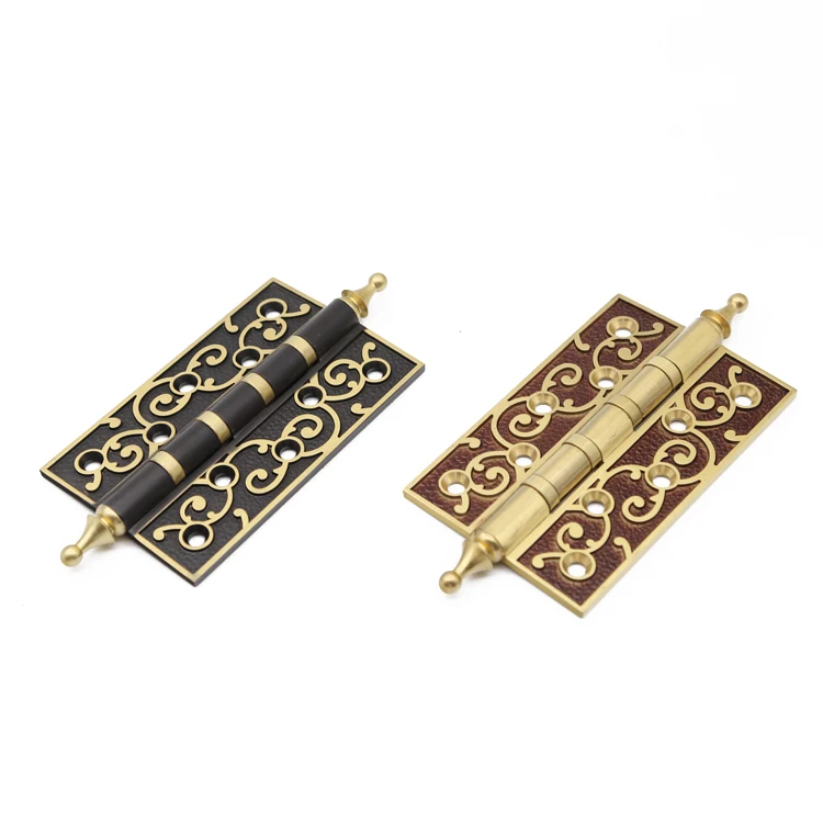 High quality durable black brass adjustable gate hinge