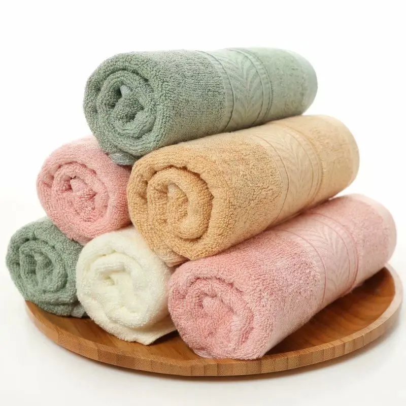 Hot Sale70x140cm High Quality Premium Organic Soft Big Size Ultra Absorb Bamboo Fiber Face Bath Towel