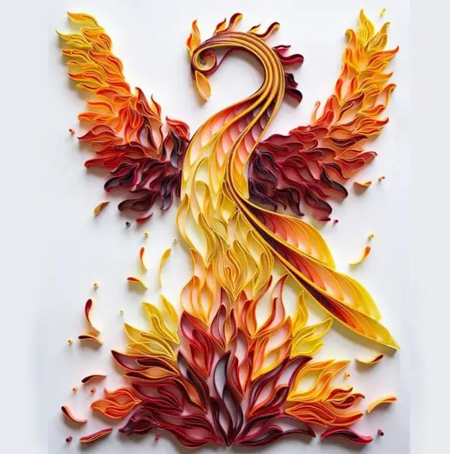Quilled paper art handmade gift quilling decoration paper quilling frames