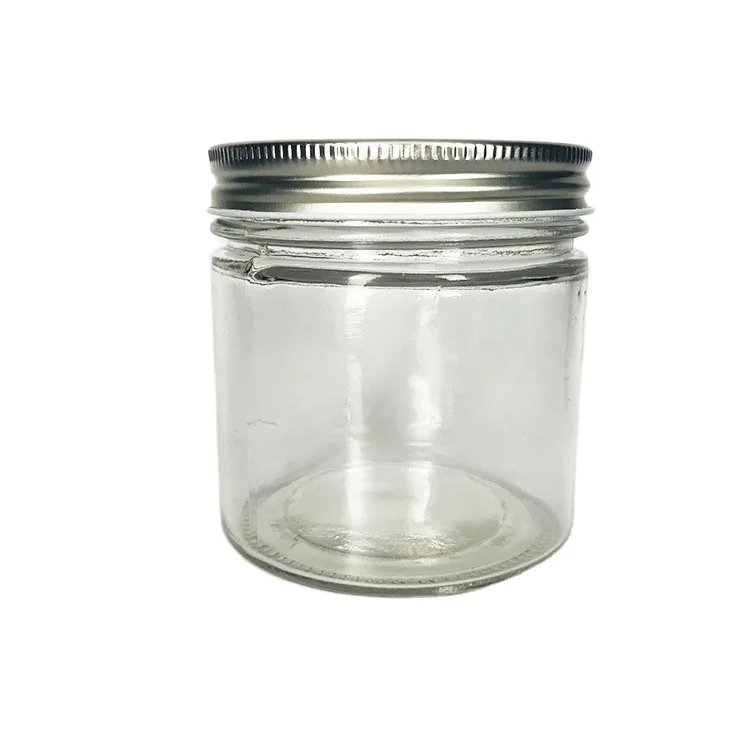 400 ml wide mouth breakfast honey bee jam mason glass jar with metal cap