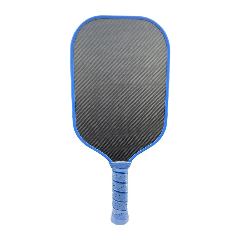 Custom Premium Textured Thermoformed Carbon Fiber Blue Red Black Kevlar Pickleball Paddle