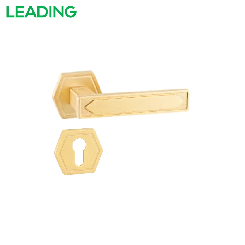 Внутренняя дверная ручка для деревянной двери Современная цинковая гостиной и отеля