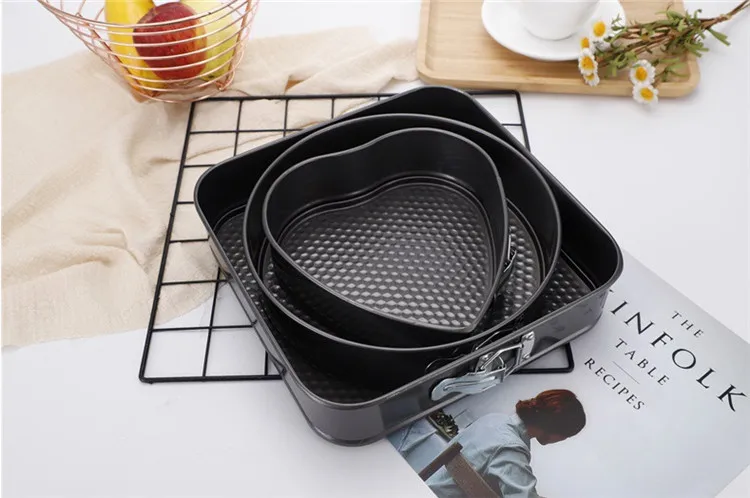 2021 Customized Carbon Steel Nonstick Bakeware Cake Baking Tools Set for Home Loaf Sheet cake Pan set