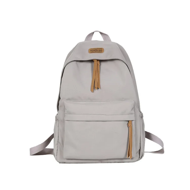 Stock Available Schoolbag Male College Students Fashion Trend Simple Plush Backpacks Female Leisure Computer Children Backpack