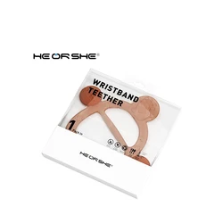 HEORSHE wholesale factory price Flexible and without indentation natural baby silicone teether for babies