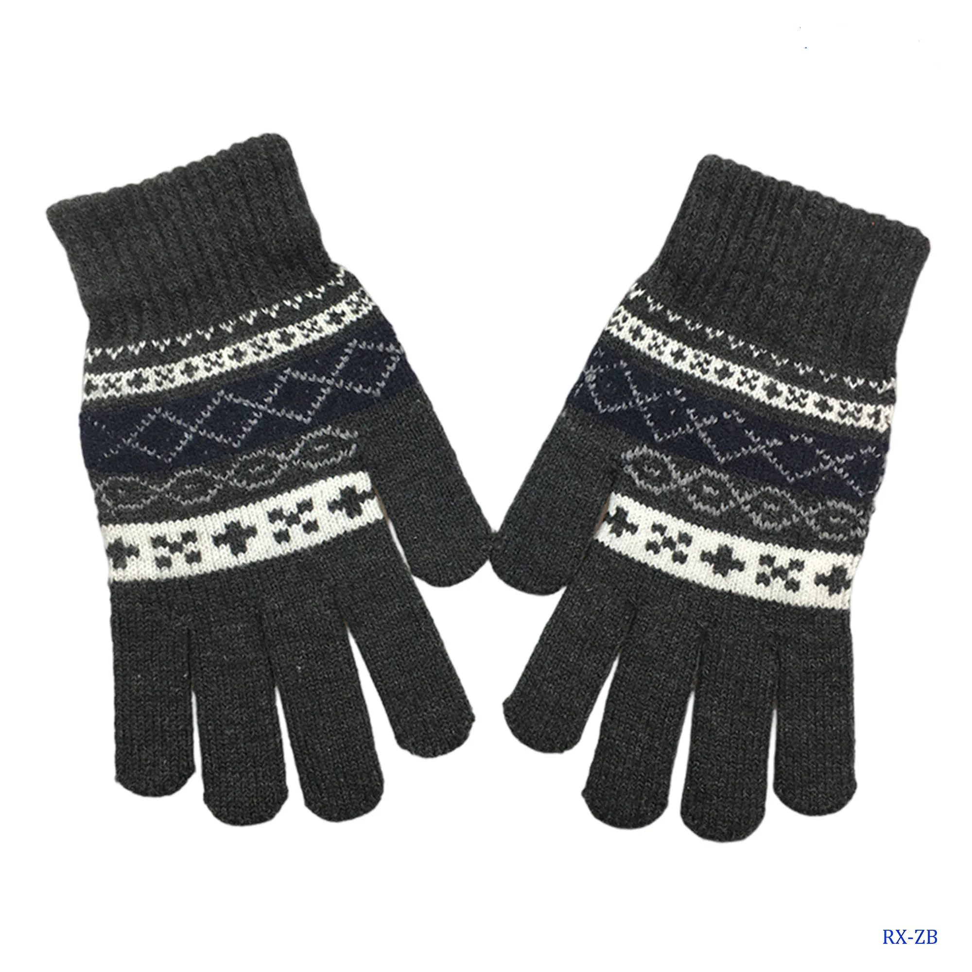 Hot Sale Football Team Fan Polar Fleece Inside Knitting Glove Scarf Winter Hat Beanie Set