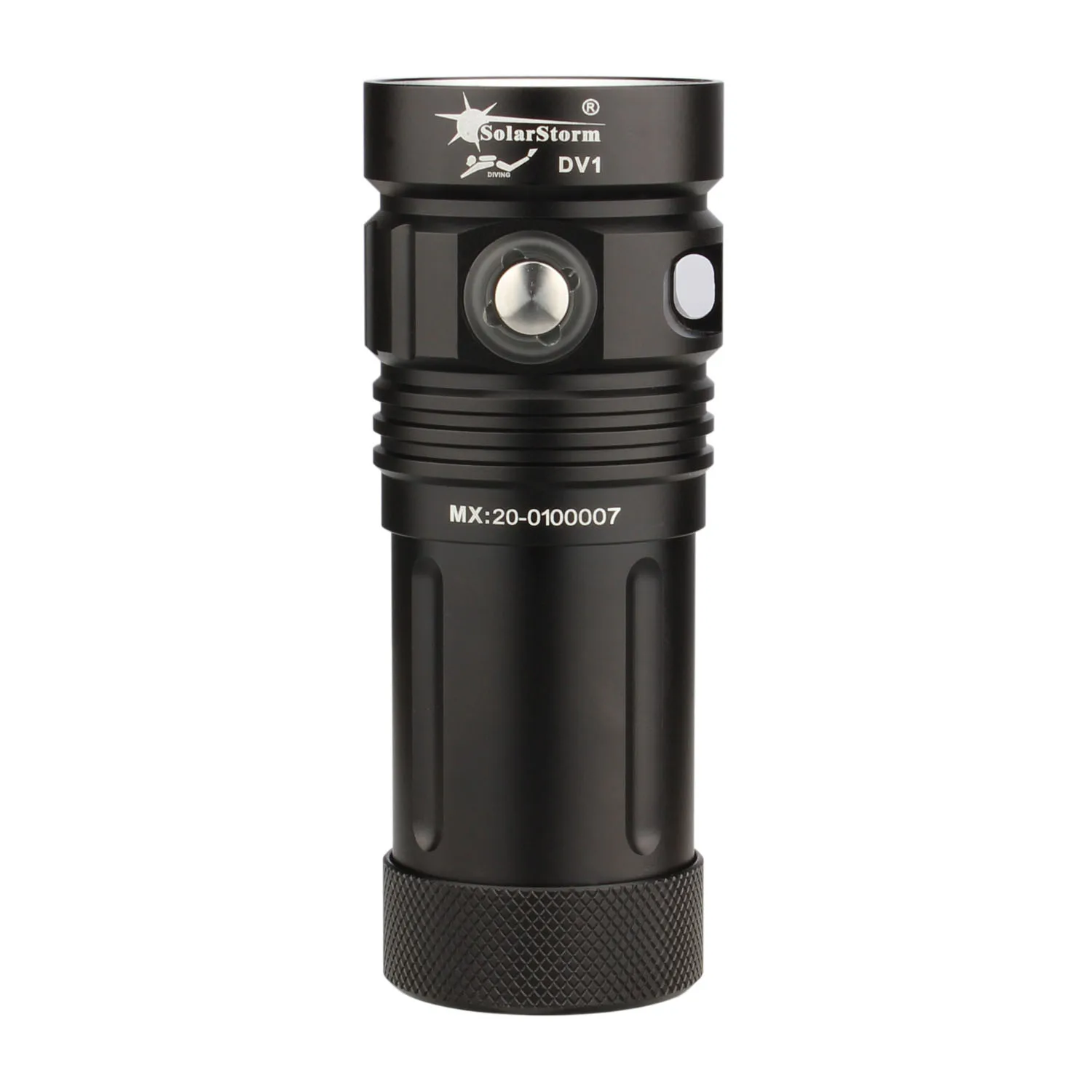 Good quality portable size led underwater flashlight waterproof scuba diving light canister dive light