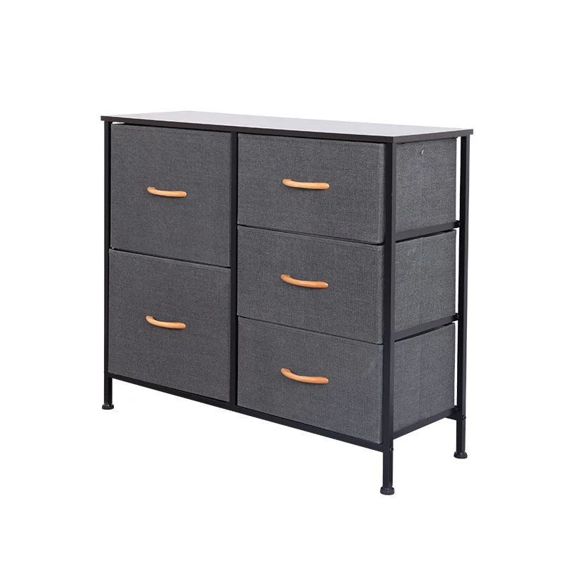 Storage Cabinet with Removable Fabric Drawer for Bedroom Closet Organizer Chest of Drawers