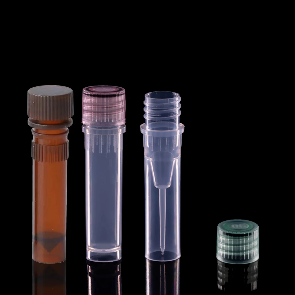 Plastic Self Standing 0.5ml 1.5ml 2ml cryovial tube