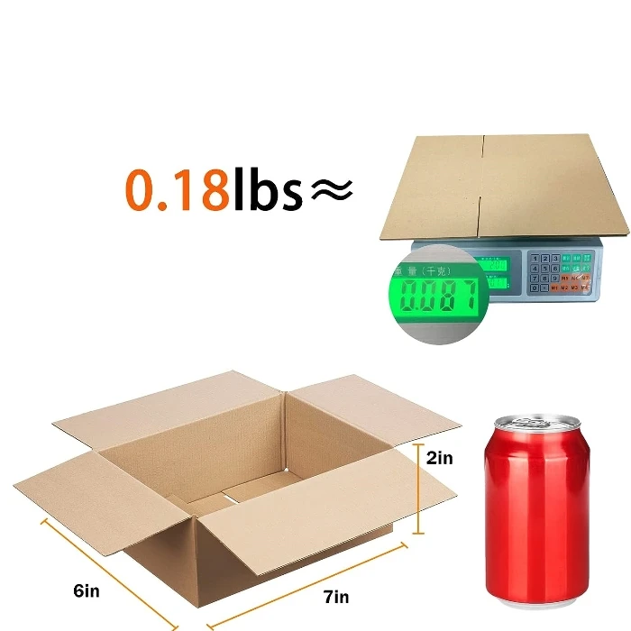 Cardboard Shipping Box Custom Brown Corrugated Cardboard Moving Box Packing Boxes for Moving Business Mailing Package Heavy Duty