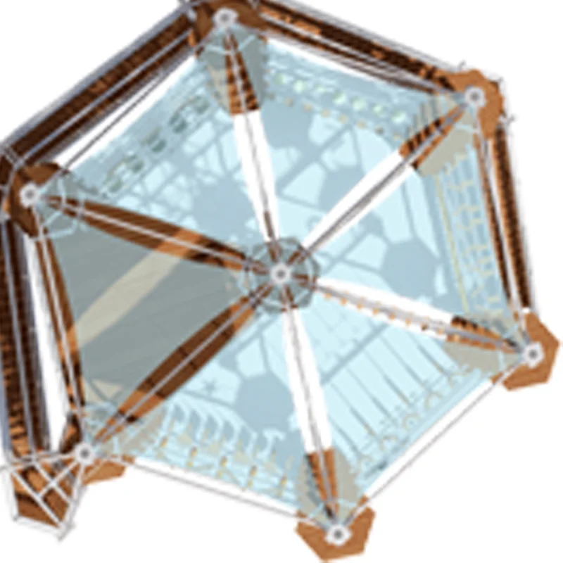 amusement park manufacturer Cowboy wholesales  Hexagonal crystal tower equipment for children