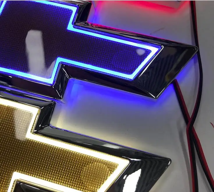White Blue Red 5D LED Rear Emblem Light Decal for Auto Logo Accessories Auto 5D Tail logo light Badge Emblem