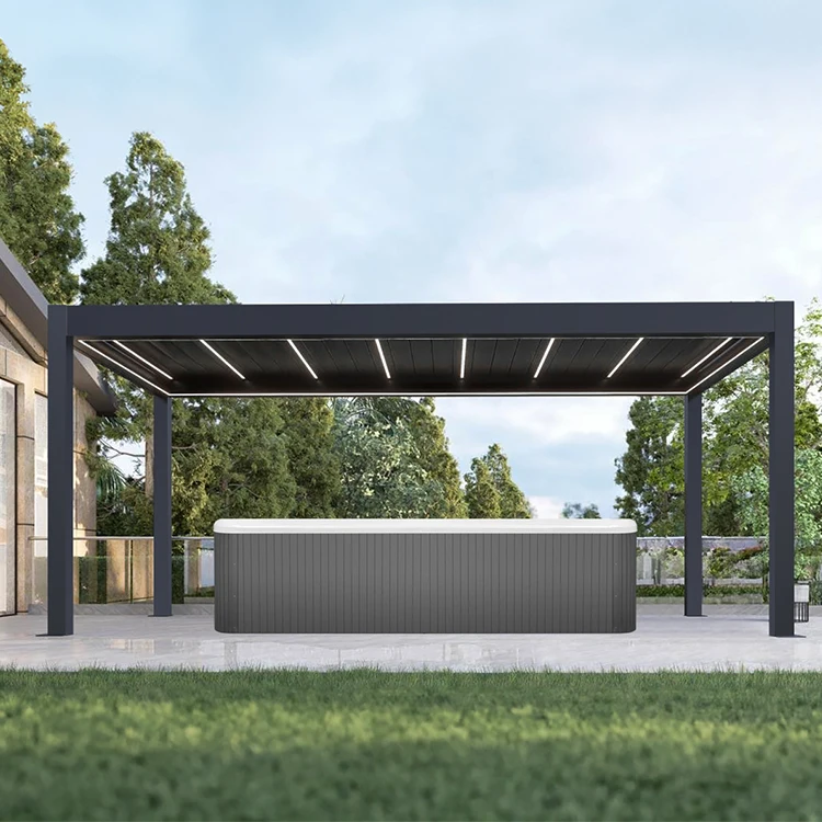 Immer Heavy Duty Pergola-aluminium Bioclimatic 5x3 Pergolas And Gazebos Outdoor