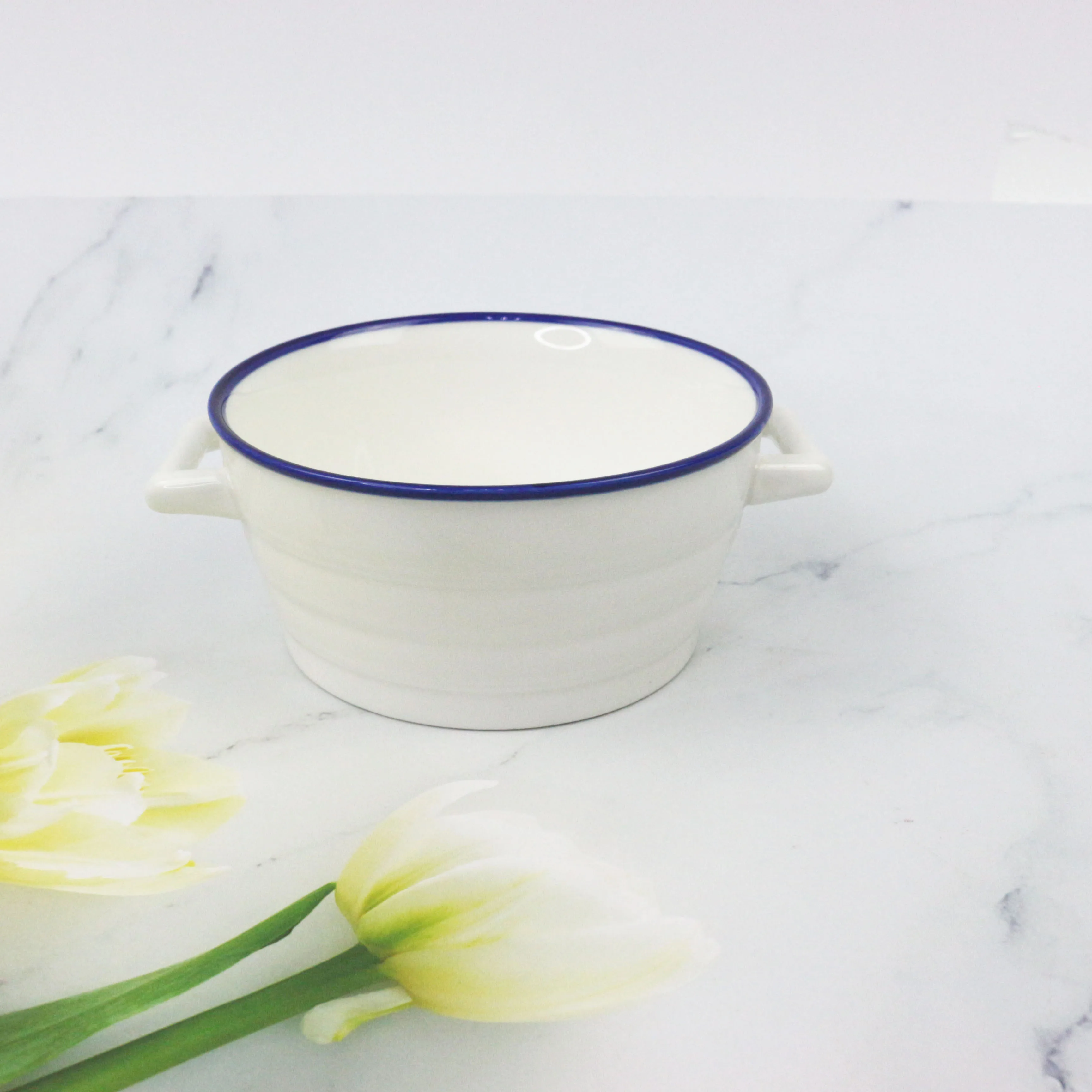 15pcs Luxury Soup Pot Ceramic Porcelain Soup Tureen Ceramic Soup Pot And Bowl Set