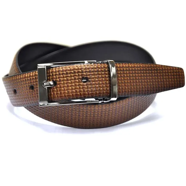 2023 New Product Stylish Genuine Split Leather Reversible Pin Adult Belts