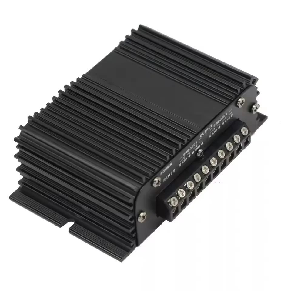 High Quality Professional 40 Watts Small Size High Power Brazilian Car Amplifier Full Range Class AB 4 Channel Car Amplifier