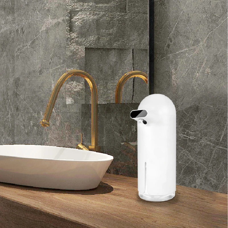 MYVOES 350ml  touchless automatic  induction TYPE C rechargeable liquid soap dispensers for families