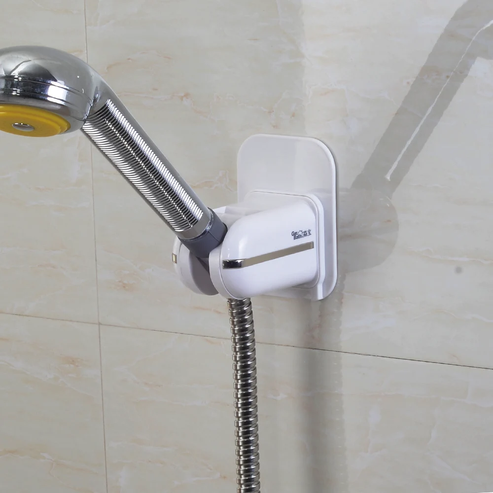 Strong Adhesive Handheld Showerhead Wand Holder Plastic ABS Shower Head Holder