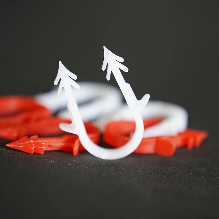 Good Quality manufacture Plastic circle round electrical wire cable clips with nail