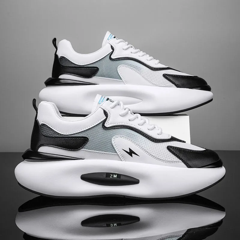 Wholesale breathable shock absorption running sneaker casual campus shoes man