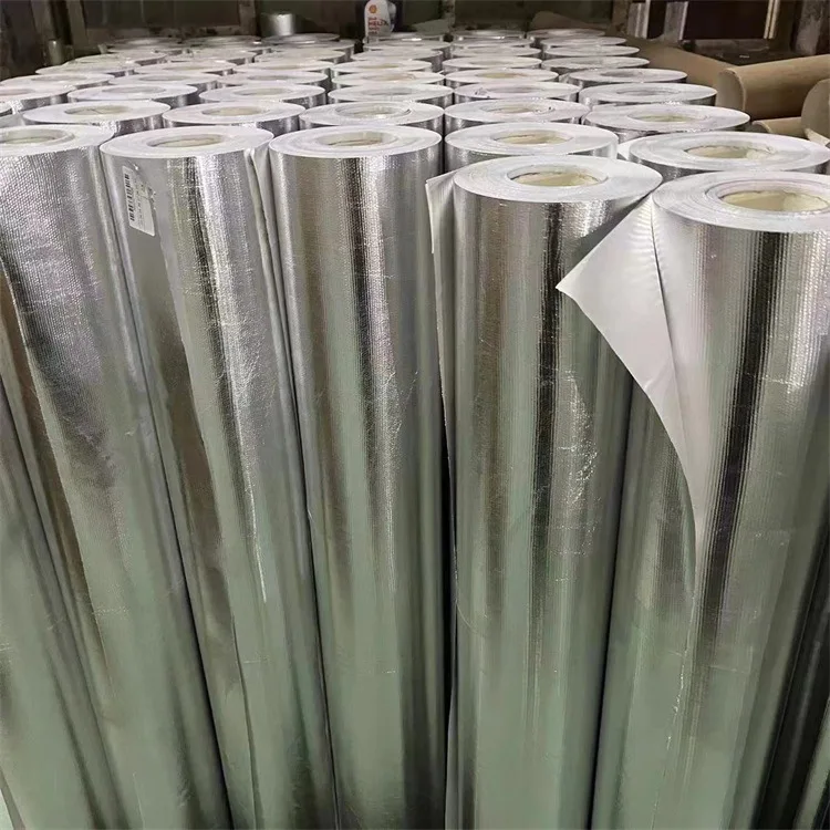 Glass Fiber Cloth Aluminum Foil High Temperature Aluminum Plating Composite Aluminum Foil Flame