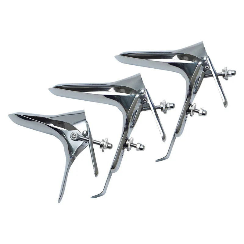 Wholesale stainless steel gynecological examination dilator metal smooth adult toy gynecological speculum surgical instruments