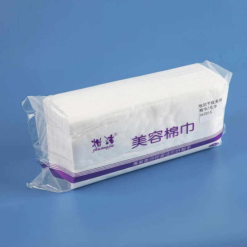 Disposable hair towel of spa Beauty salon towels bath cotton logo for hotel salon