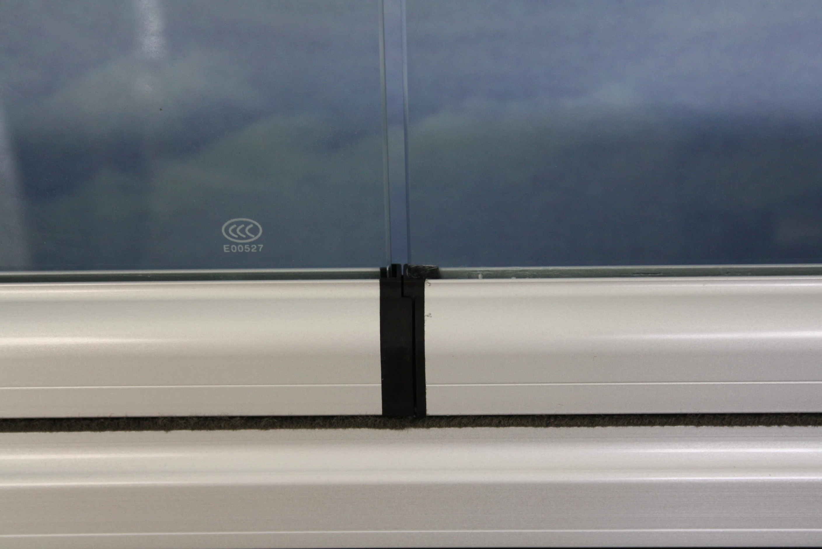 panoramic frameless sliding folding accordion stacking glass window as aluminum balcony window with super clear transparent view