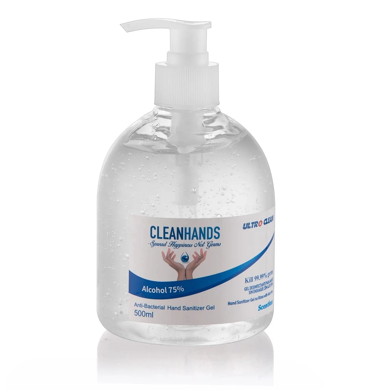 
500 мл цены по прейскуранту завода-изготовителя антисептик 99.9% эффективное 75% алкоголя частная этикетка для дезинфицирующего средства для рук 