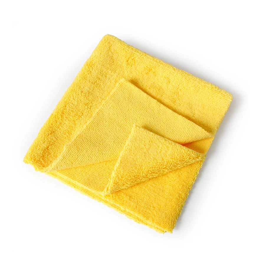 OEM Long-Short Pile 320gsm 400gsm 40x40 Car Microfiber Cleaning Cloth Quick-Dry Microfibre Towel with Edgeless Knitted Technics