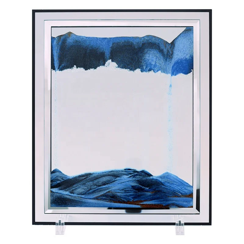 AtrihExports 2023 New 3D Three-Dimensional Glass Home Decoration Moving Sand Art Quicksand Painting