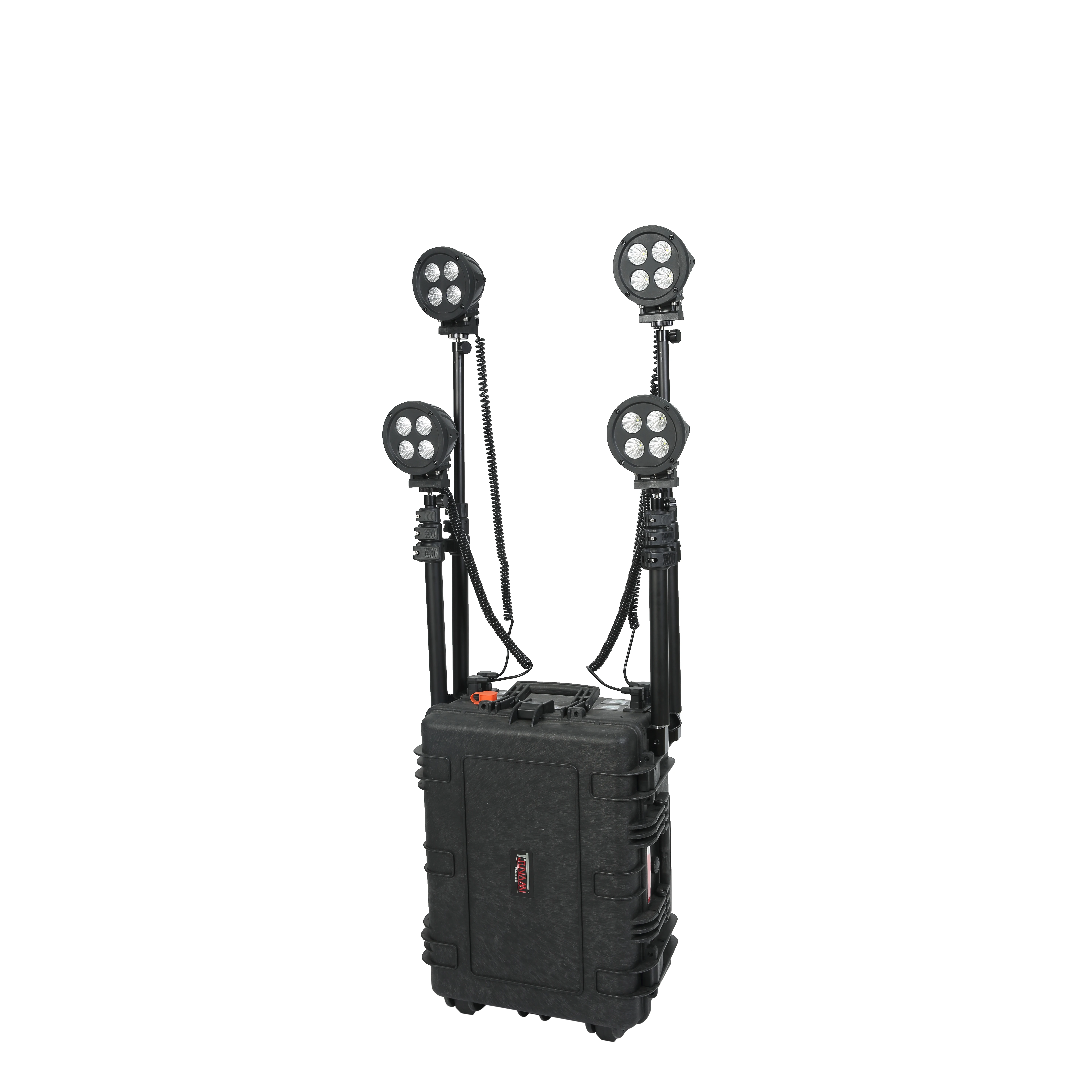 Super Brightness Telescopic Mast Security and rescue lighting Heavy duty job site work led tower lights Military equipment