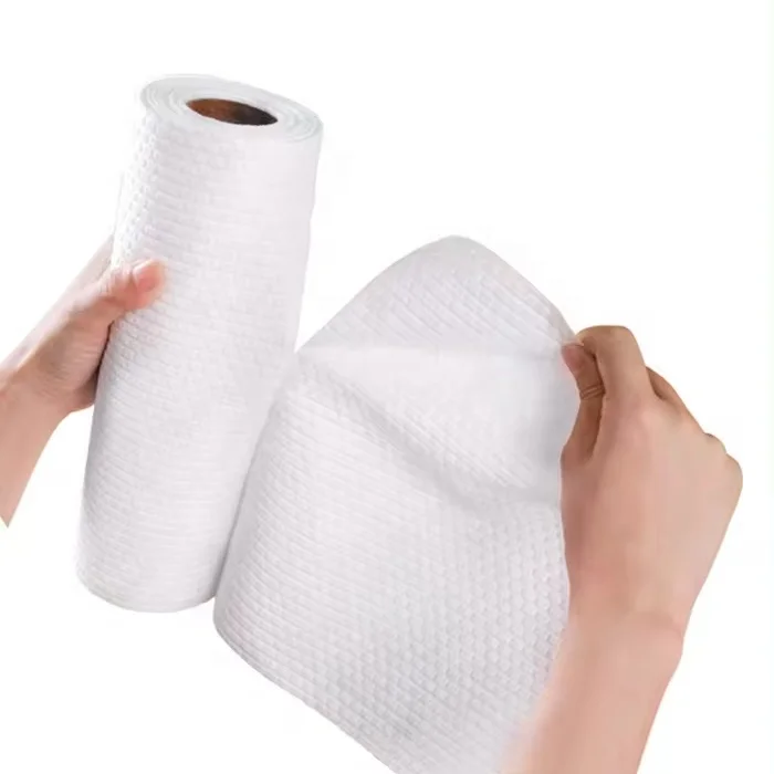 Disposable Lint free Multi-purpose chux wipes spunlace nonwoven fabric for household dish cloths