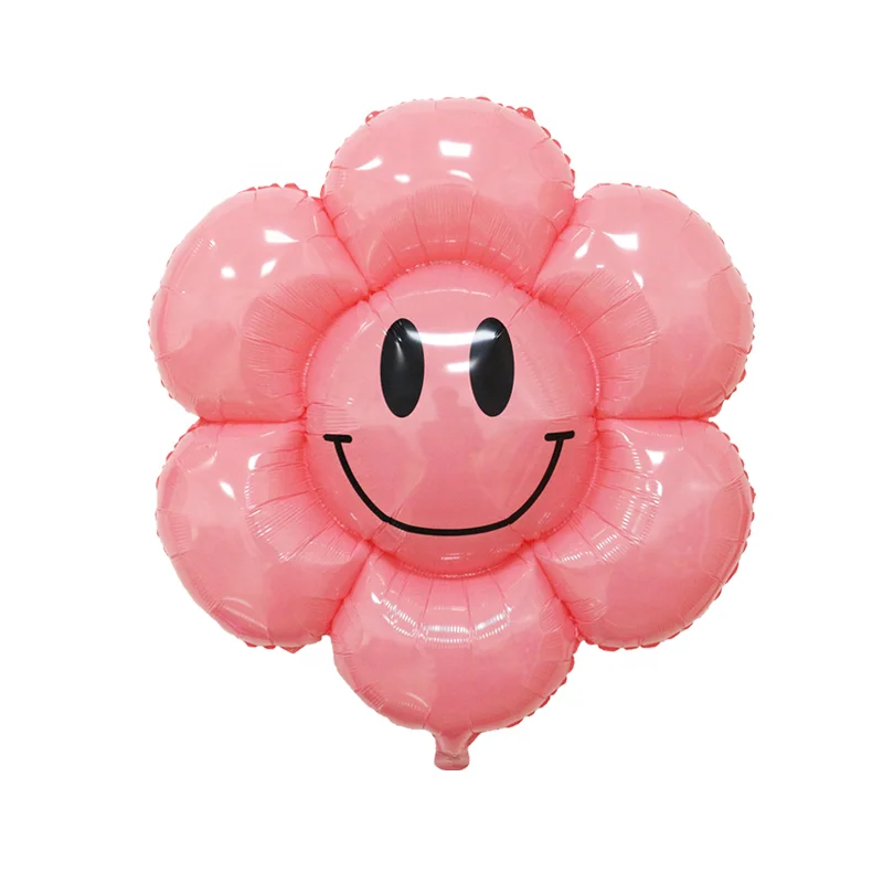 BONA new advertising helium to inflate decoration flowers balloon filling air sunflower balloons
