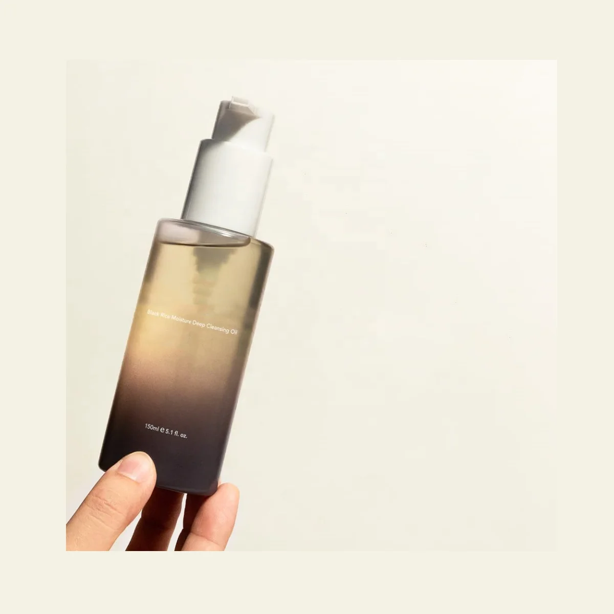 HARRUHARRU Black Rice Moisture Cleansing Oil Vegan Cruelty Free Makeup Remover Nourishing gentle makeup remover oil 150ml