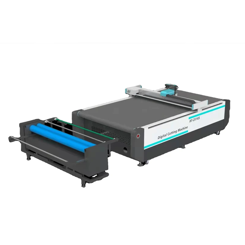 Realtop CNC high precision sofa cover oscillating knife Cutting Machine with high precision
