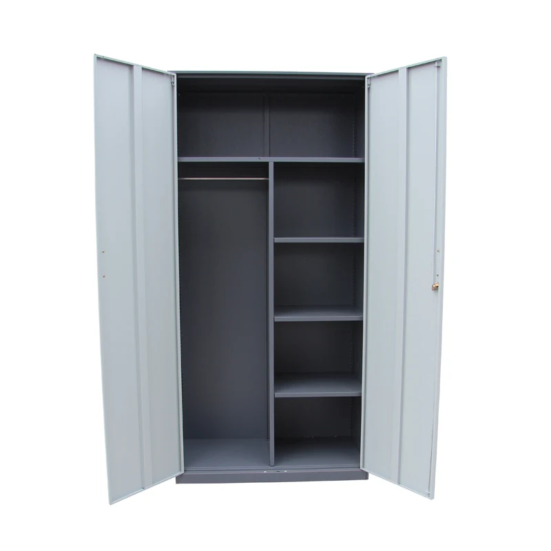 Multi Functional KD Metal Clothes Wardrobe Cabinet