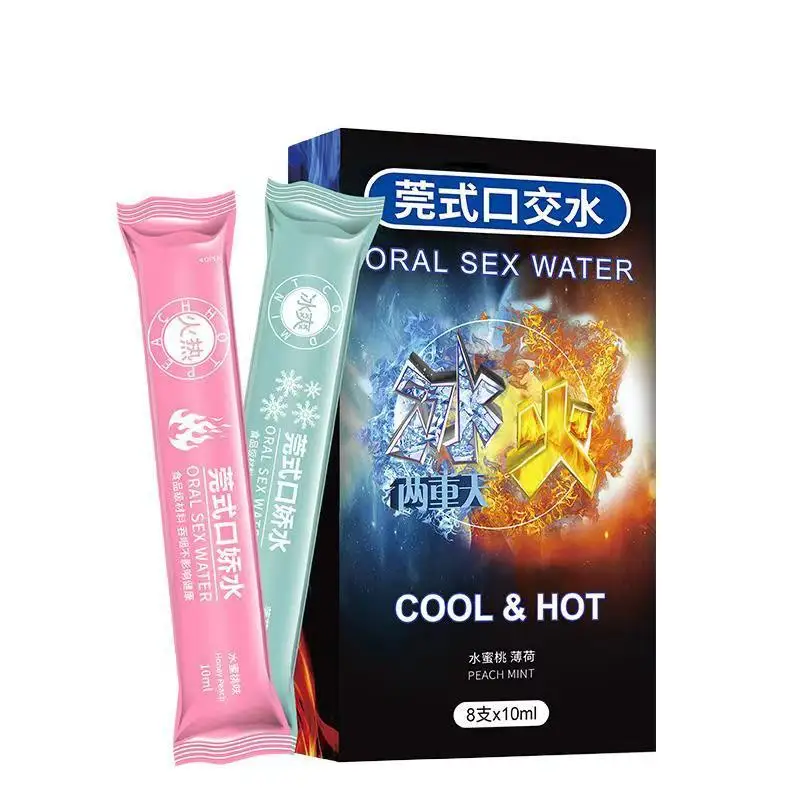 B110201 10ml Peach Strawberry Orange Mint Cold Hot Oral Sex Water
