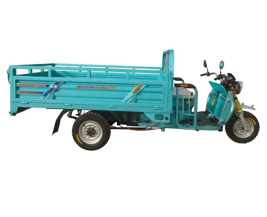 Heavy Duty Long Range 60v 120AH 2.2m Cargo Box Three Wheel Electric Cargo Tricycles for Farm