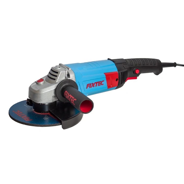 FIXTEC Power Tools 1800W Electric Angle Grinder with 180mm Diamond Disc
