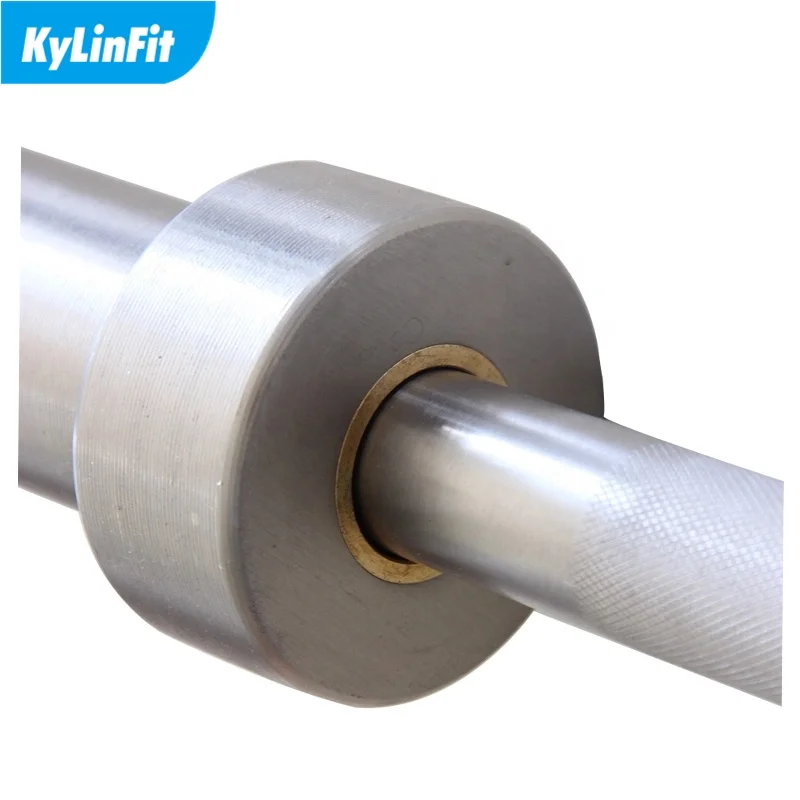 Gym Fitness 2.2m Chrome Weight Lifting OB86 Straight Barbell Bar